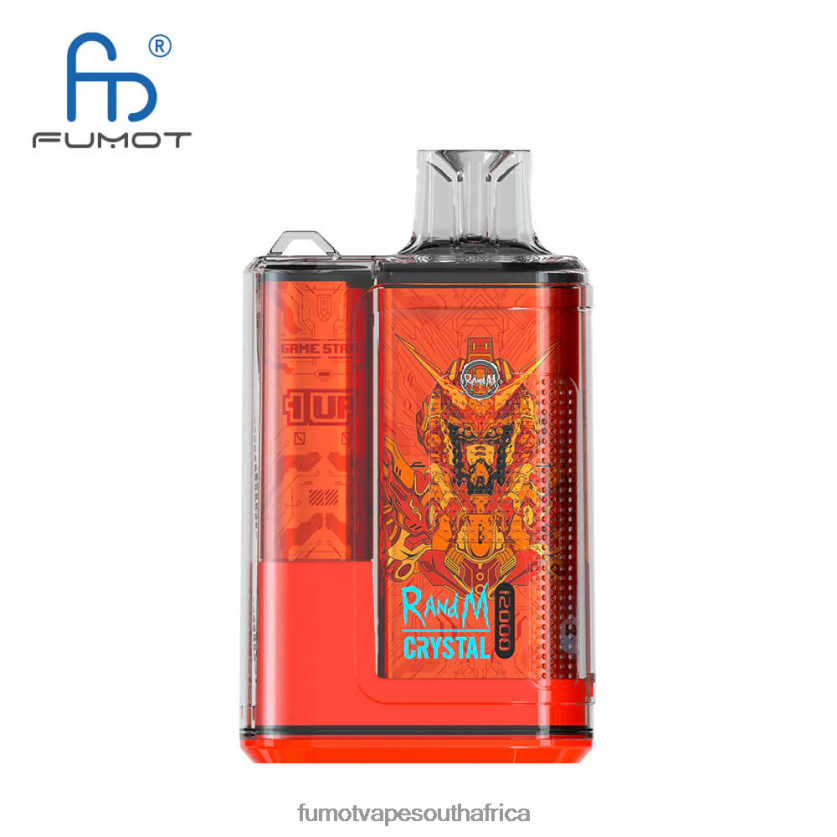 Fumot Crystal 1 Piece - 12000 Disposable Vape Box 20ML Grape Ice V0F4BZ268 Fumot Cigarette