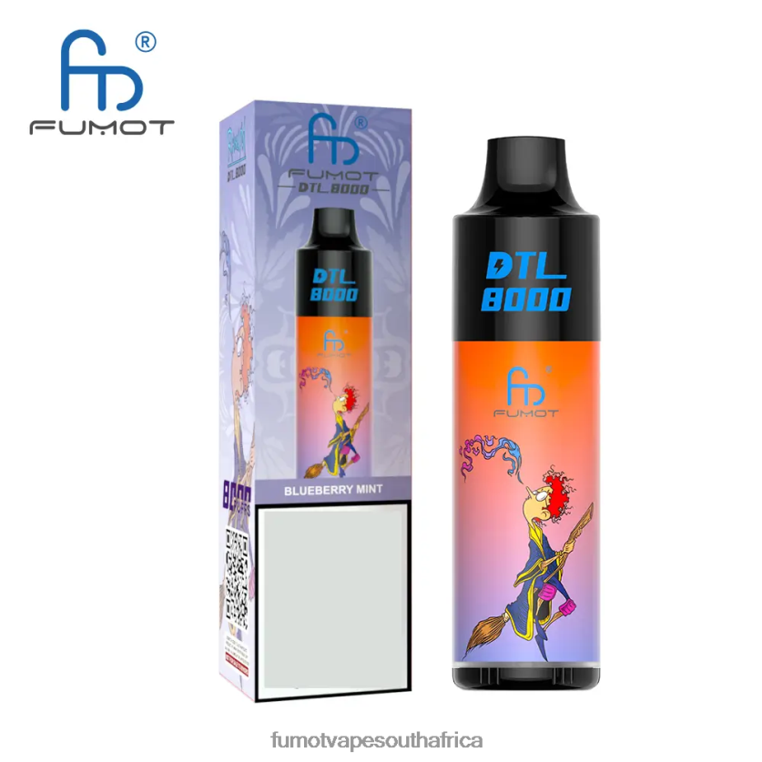 Fumot DTL 8000 Disposable Vape Pen - 16ML (1 Piece) Watermelon Mint V0F4BZ425 Fumot Flavors