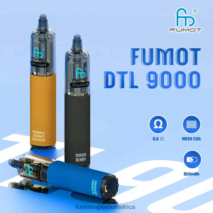 Fumot DTL Disposable Vape Pen 9000- 18ML (1 Piece) Strawberry Cherry Cranberry V0F4BZ379 Fumot Review