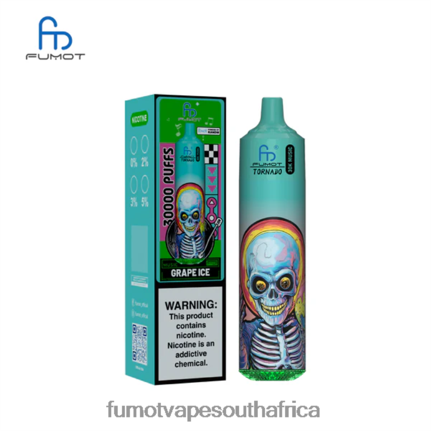 Fumot Flavors BXN64613 Grape Ice Fumot Tornado 30K Music