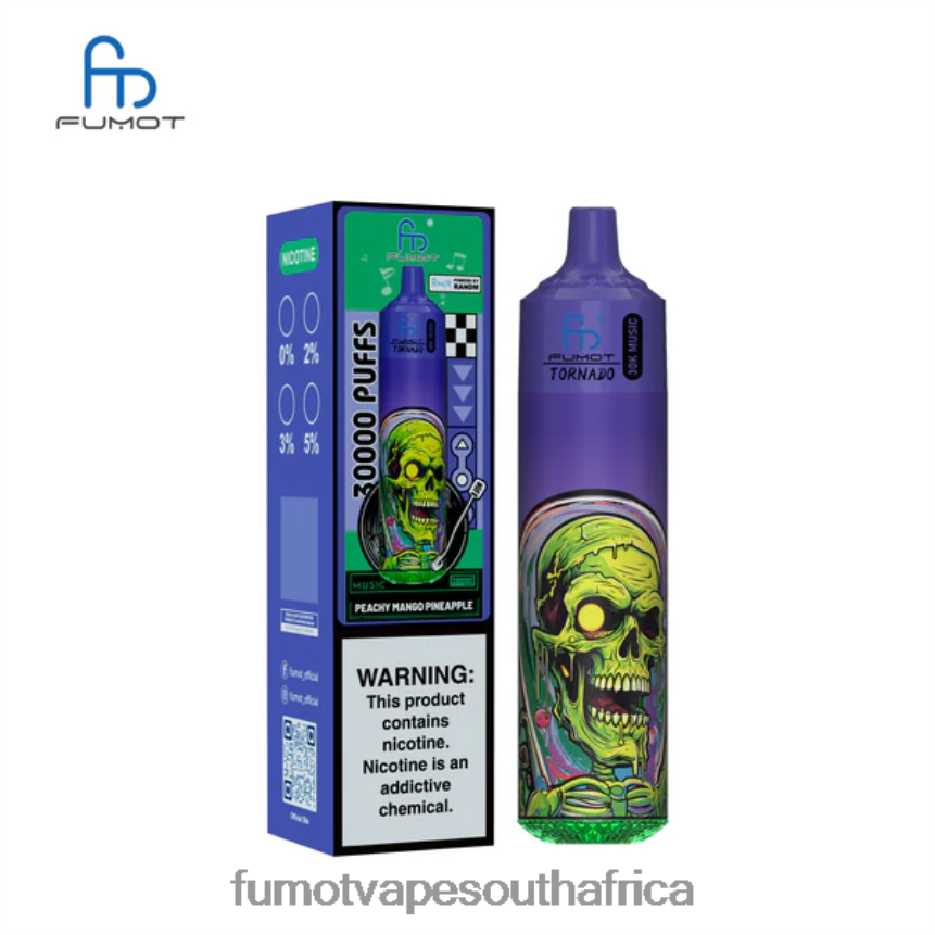 Fumot Flavors BXN64621 Peachy Mango Pineapple Fumot Tornado 30K Music