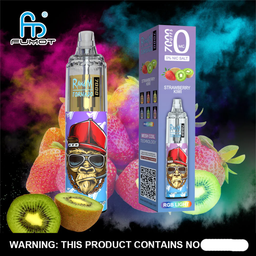 Fumot Tornado 0% 7000 Disposable Vape Pen - 14ML (1 Piece) Blackcurrant Menthol V0F4BZ503 Fumot Vape Price