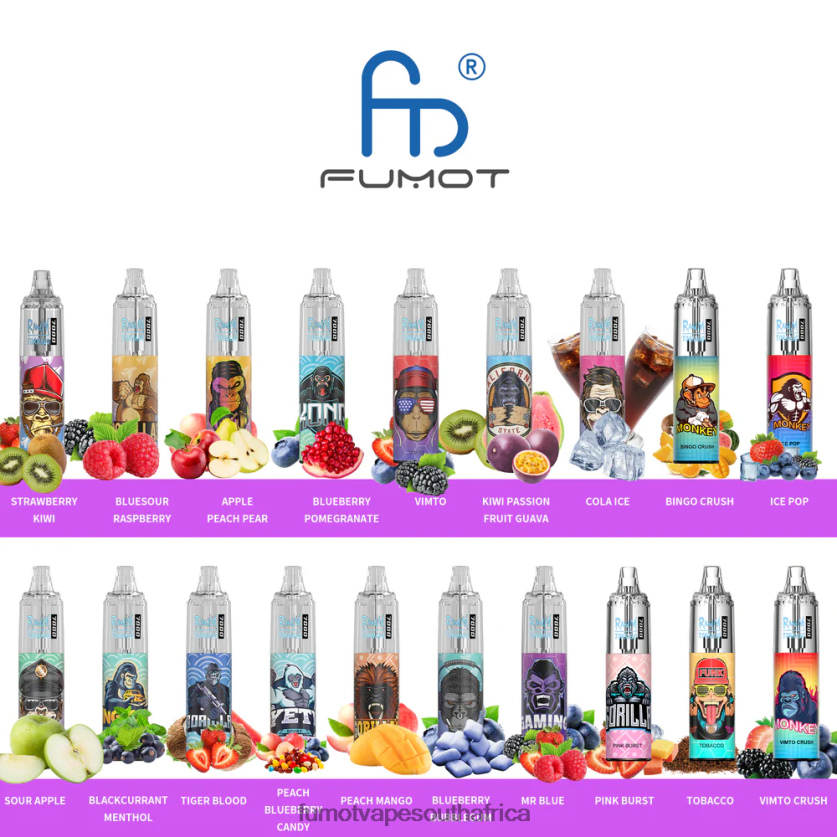 Fumot Tornado 0% 7000 Disposable Vape Pen - 14ML (1 Piece) Blackcurrant Menthol V0F4BZ503 Fumot Vape Price