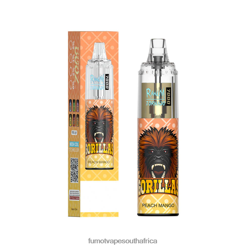Fumot Tornado 14ML (1 Piece) 7000 Disposable Vape Pen Peach Ice V0F4BZ88 Fumot Cigarette