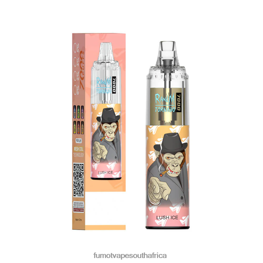 Fumot Tornado 14ML (1 Piece) 7000 Disposable Vape Pen Peach Ice V0F4BZ88 Fumot Cigarette