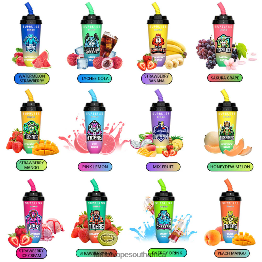 Fumot Supbliss Bingo 8000 Disposable Vape Pod Device - 16ML (1 Piece) Cherry Ice V0F4BZ395 Fumot Flavors