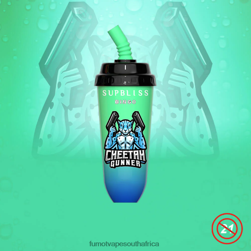 Fumot Supbliss Bingo 8000 Disposable Vape Pod Device - 16ML (1 Piece) Cherry Ice V0F4BZ395 Fumot Flavors