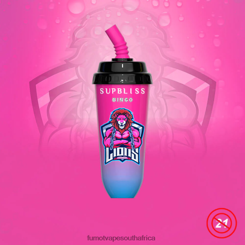 Fumot Supbliss Bingo 8000 Disposable Vape Pod Device - 16ML (1 Piece) Gummy Bear V0F4BZ398 Fumot Cigarette