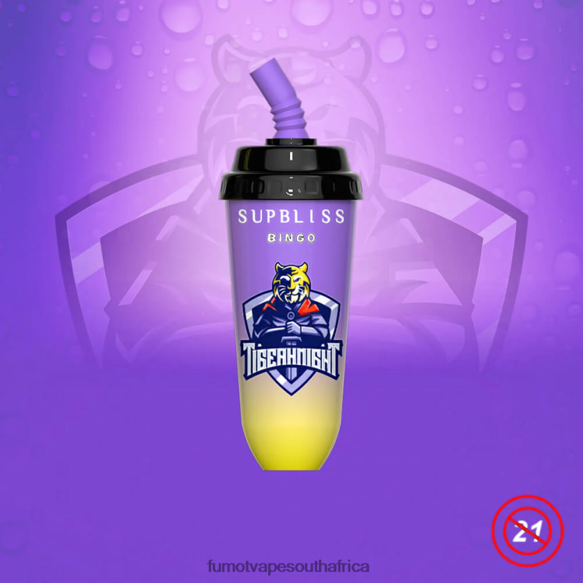 Fumot Supbliss Bingo 8000 Disposable Vape Pod Device - 16ML (1 Piece) Gummy Bear V0F4BZ398 Fumot Cigarette